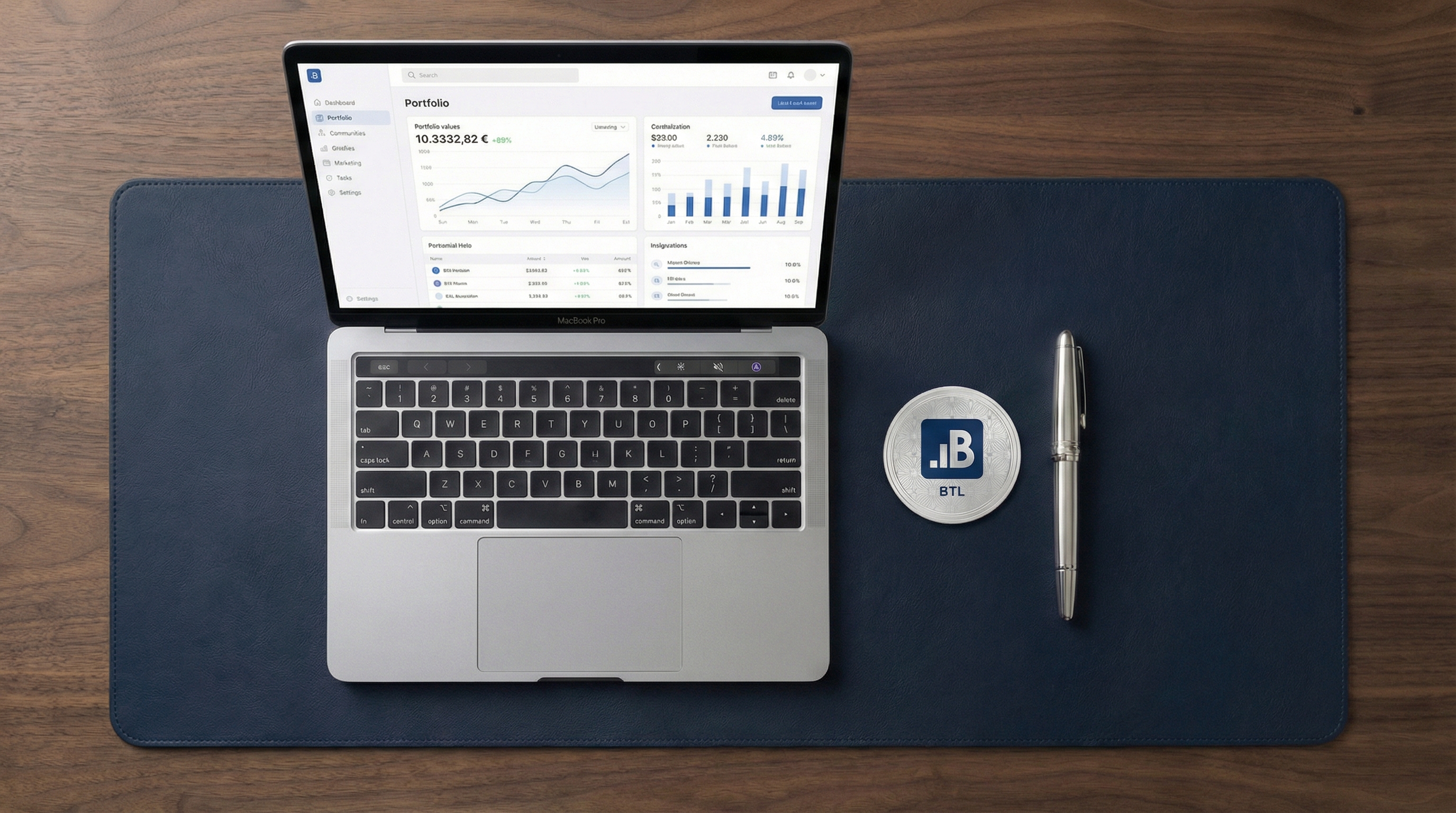 Bitalo Wallet dashboard